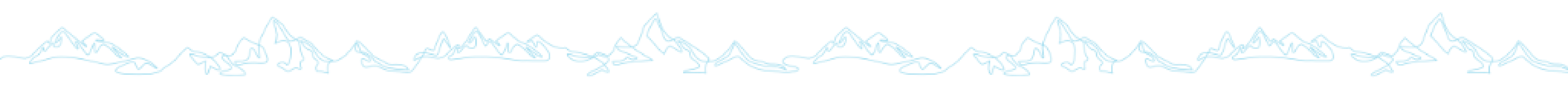 line art of mountain range