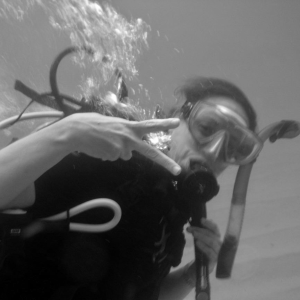 Helisa scuba diving