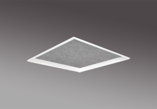 Lift recessed 2x2 sound absorption