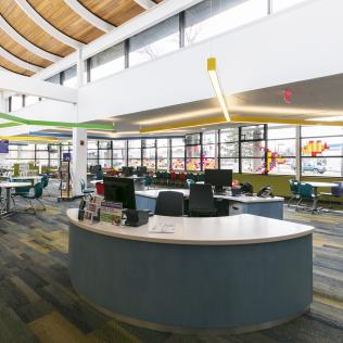 EDGE EX3 Direct/Indirect Custom Paint Color & Mounting over Central Desk