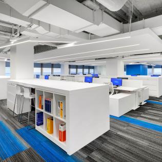 EDGE EX1 Bidirectional & EDGE 2 Recessed Open Office & Study Area