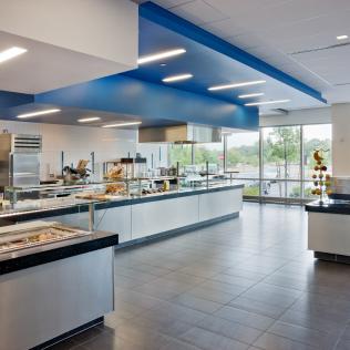 EDGE 6 Recessed in Cafeteria
