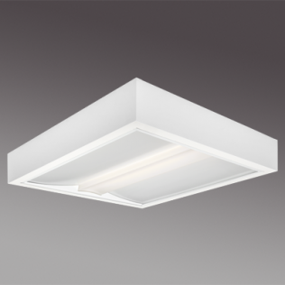 2x2 led surface shop mount light fixture