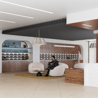 Chute 180 in reception/hospitality