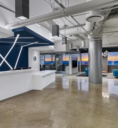 EDGE 3 Recessed Custom Pattern & Angles Lobby