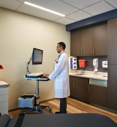 EDGE 2 Recessed Exam Room