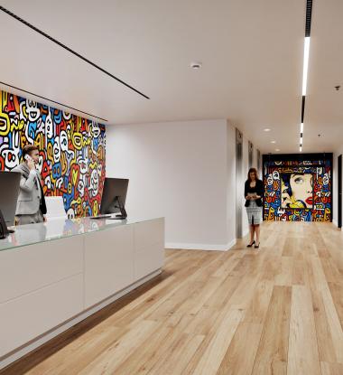 EV1 Veil Louver Lobby