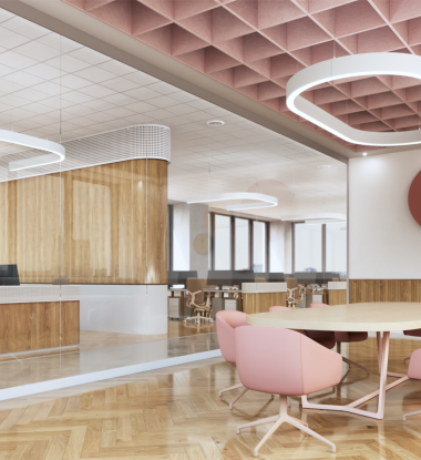 conference room with racetrack
